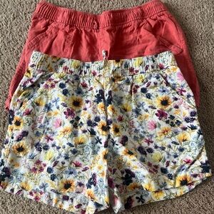 Girls XL Old Navy Yellow and Red Bermudas Casual Shorts
